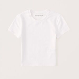 Abercrombie White Baby Tee